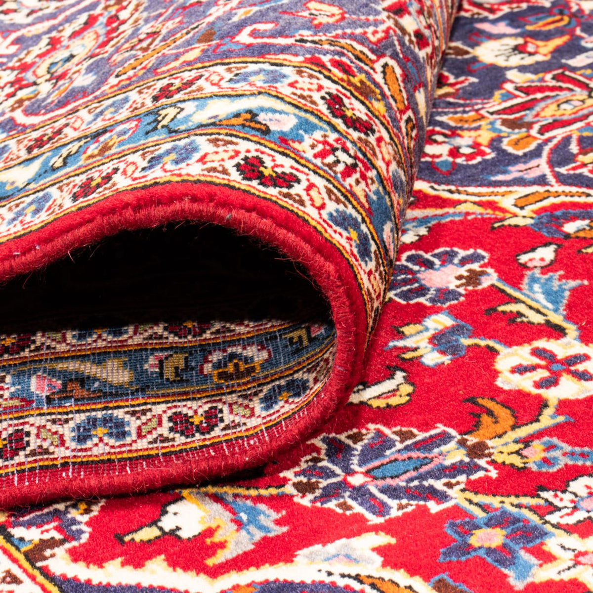 Persiska mattor - Keshan - 352 x 248 cm - röd