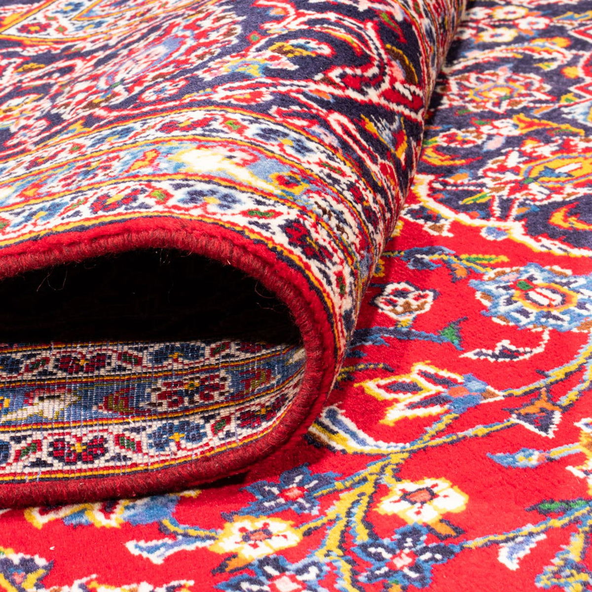 Persiska mattor - Keshan - 355 x 246 cm - röd