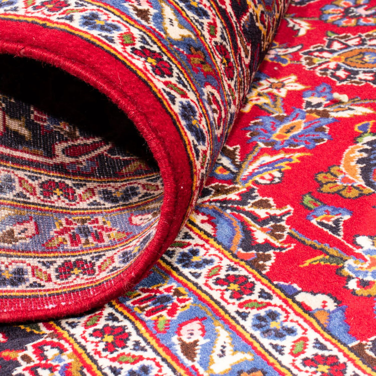 Persiska mattor - Keshan - 358 x 244 cm - röd