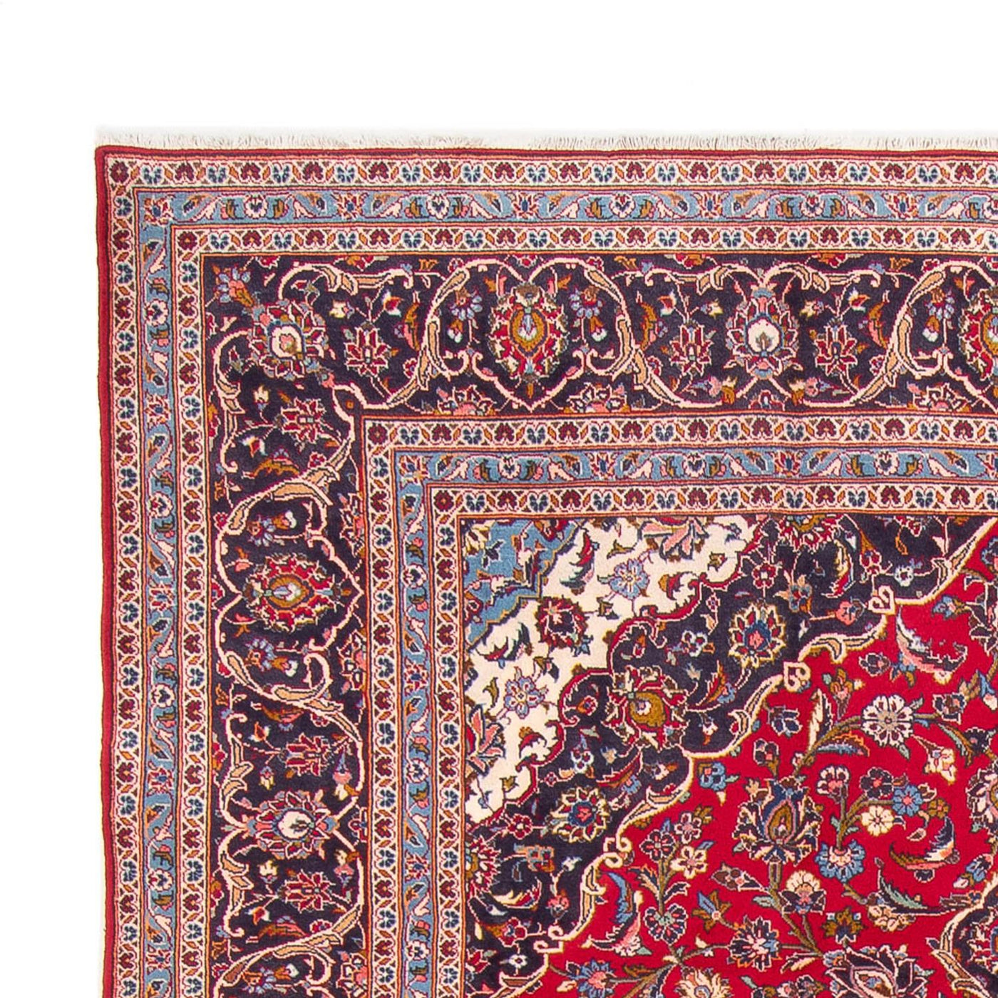 Persiska mattor - Keshan - 359 x 244 cm - röd