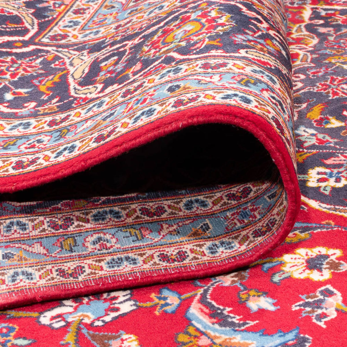 Persiska mattor - Keshan - 359 x 244 cm - röd