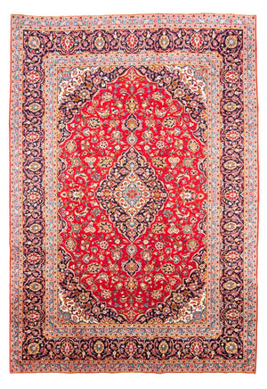 Persiska mattor - Keshan - 360 x 248 cm - röd