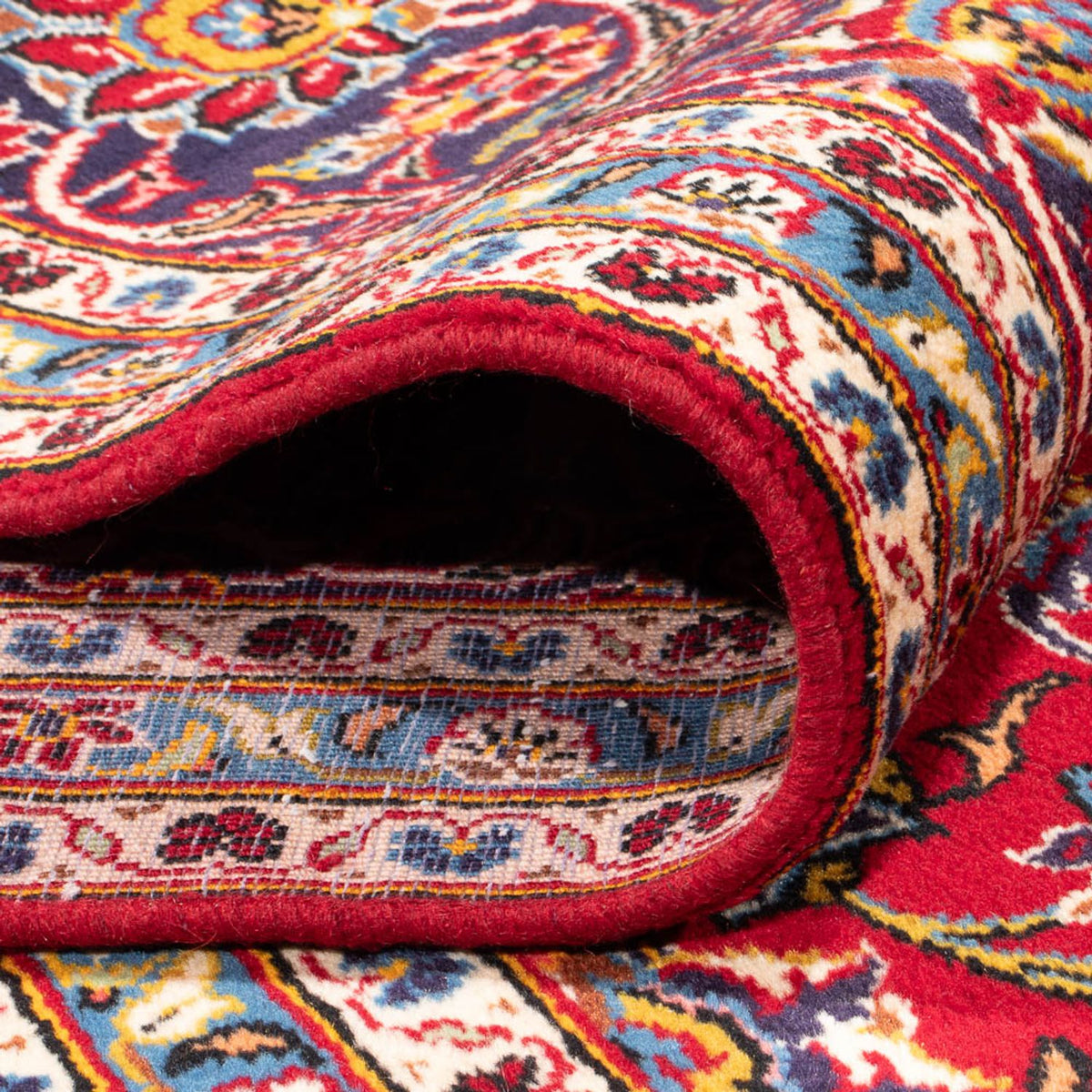 Persiska mattor - Keshan - 374 x 244 cm - röd