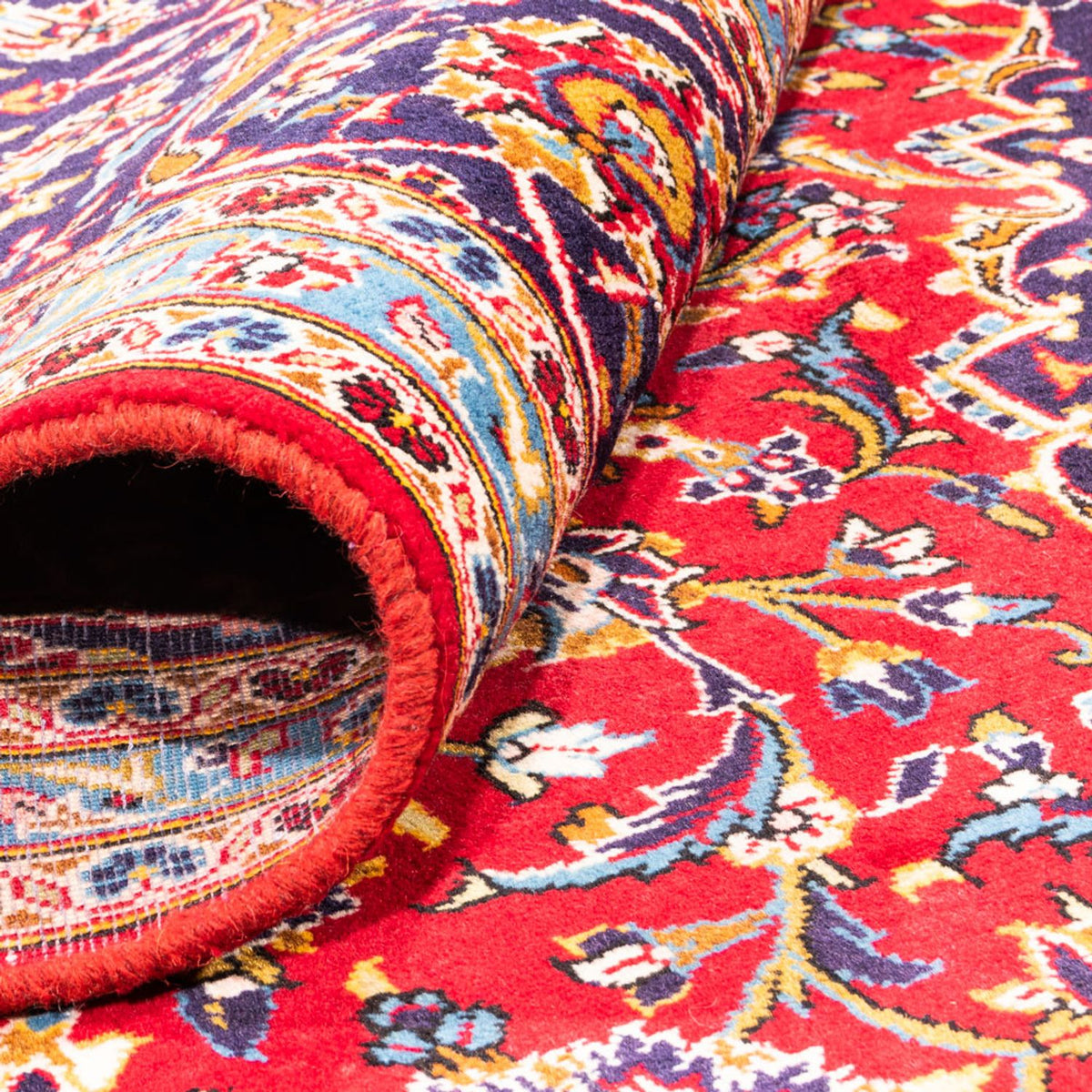 Persiska mattor - Keshan - 380 x 248 cm - röd