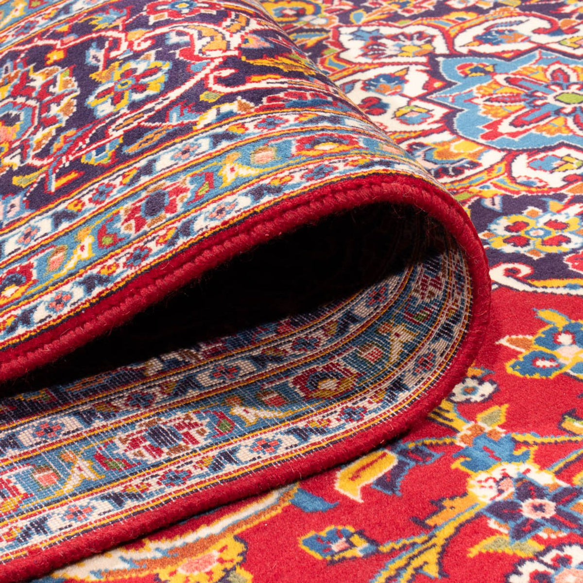 Persiska mattor - Keshan - 365 x 260 cm - röd