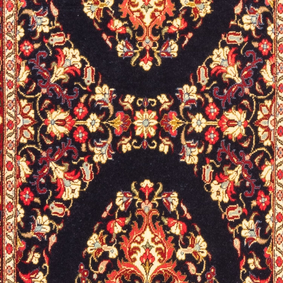 Runner Persisk matta - Ghom - 217 x 63 cm - mörkblå