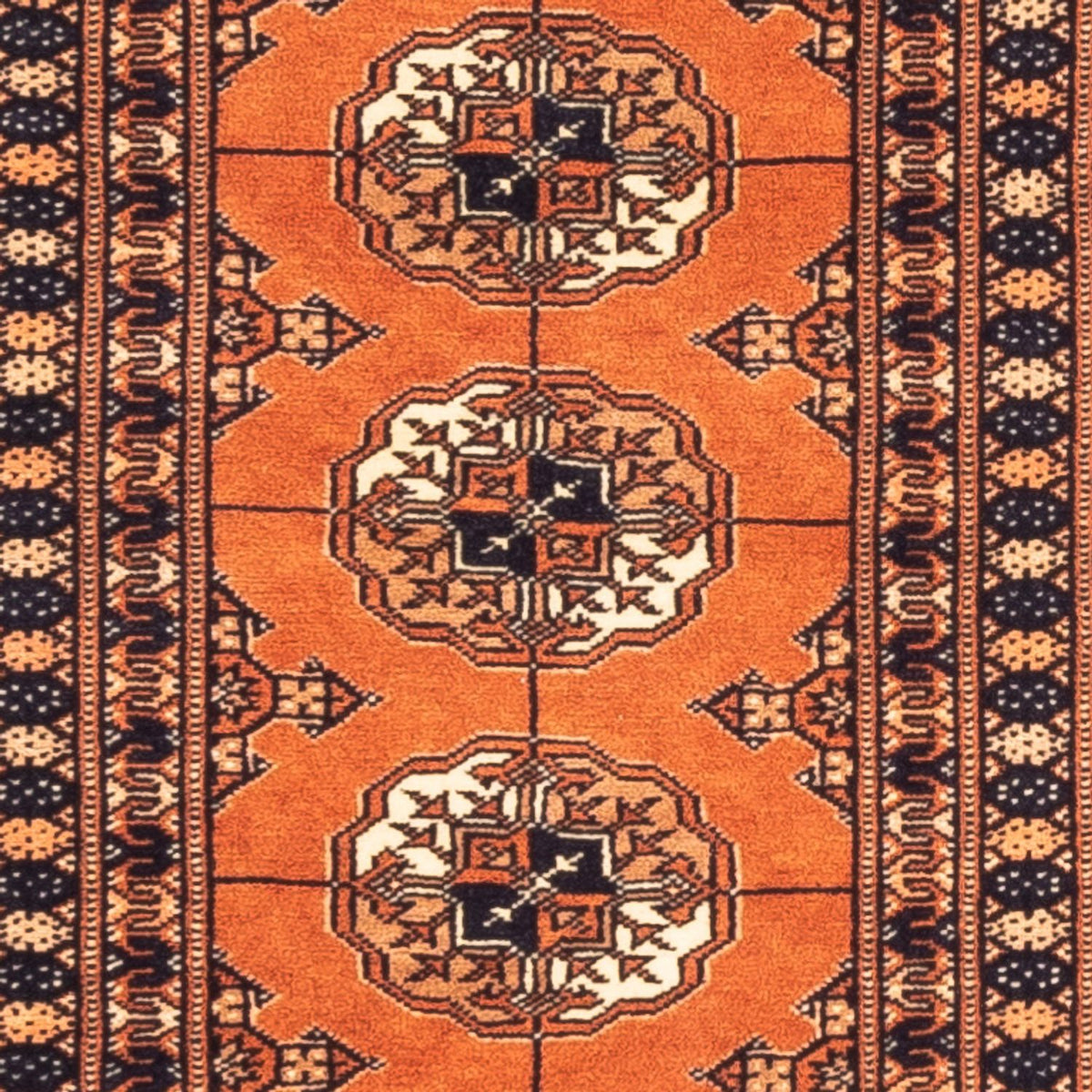 Runner Turkaman-matta - 193 x 52 cm - orange