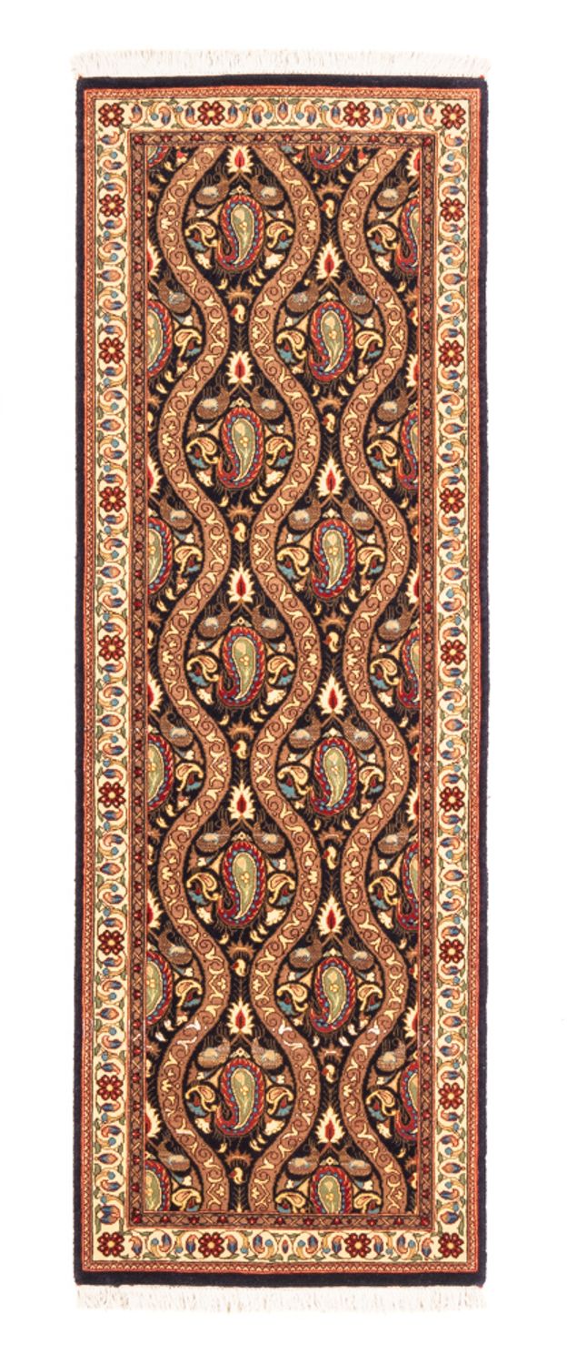 Runner Persisk matta - Ghom - 160 x 53 cm - mörkblå