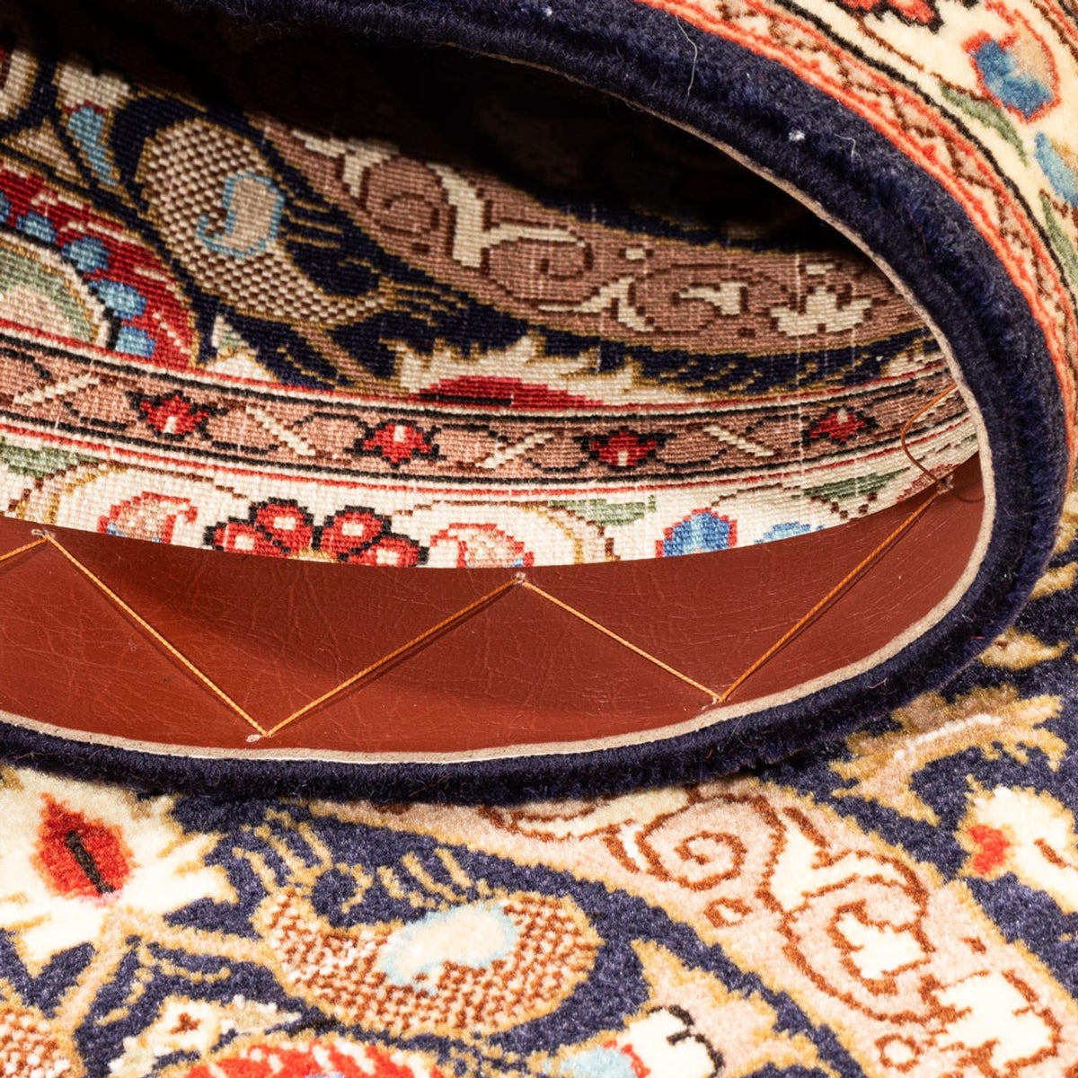 Runner Persisk matta - Ghom - 160 x 53 cm - mörkblå