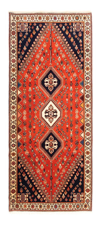Runner Gabbeh-matta - Kashkuli Persiska - 200 x 85 cm - röd
