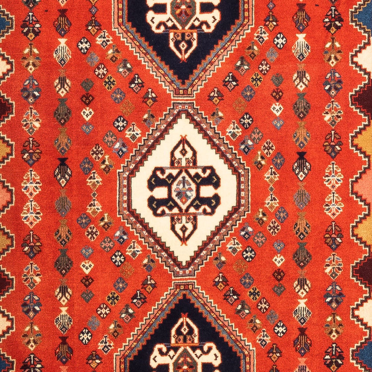 Runner Gabbeh-matta - Kashkuli Persiska - 200 x 85 cm - röd