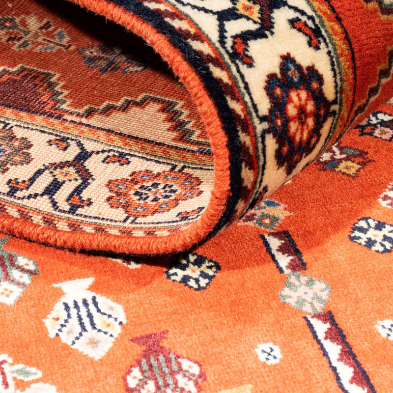 Runner Gabbeh-matta - Kashkuli Persiska - 200 x 85 cm - röd