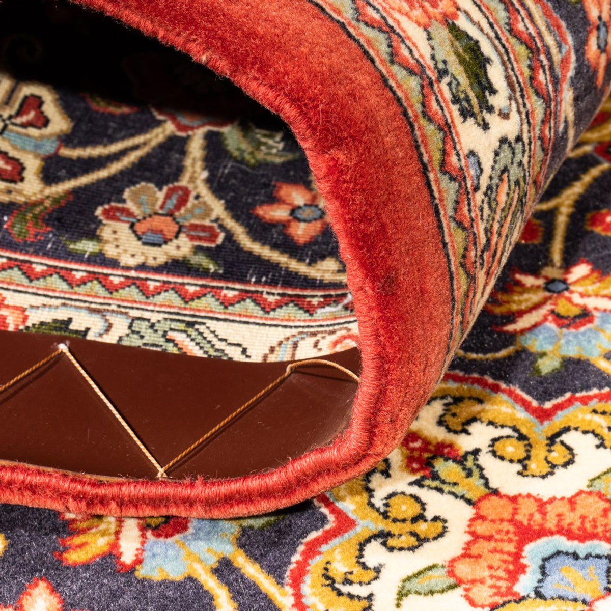 Runner Persisk matta - Ghom - 203 x 65 cm - mörkblå