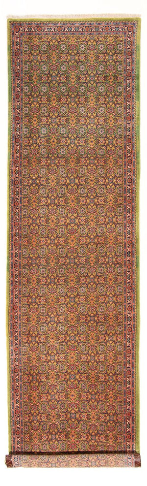 Runner Persisk matta - Tabriz - Royal - 377 x 100 cm - ljusgrön