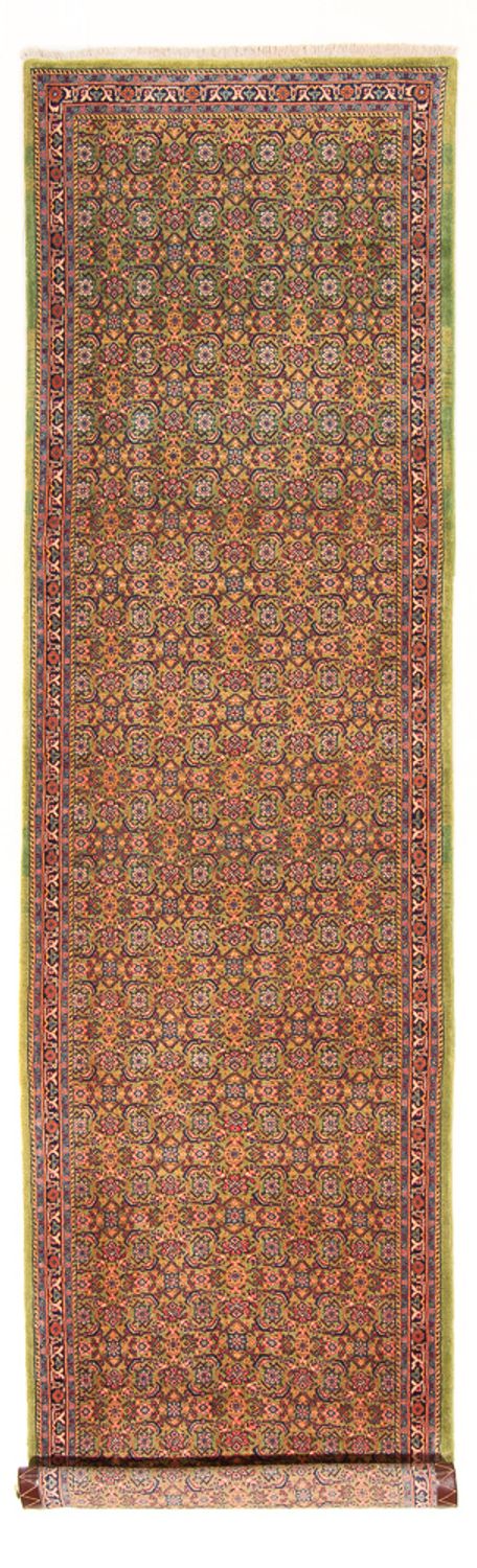 Runner Persisk matta - Tabriz - Royal - 377 x 100 cm - ljusgrön