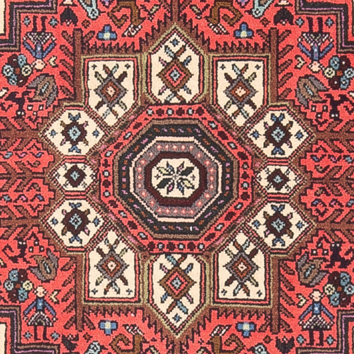 Persisk matta - Nomadic - 138 x 90 cm - ljusröd