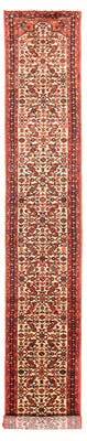 Runner Kelim Carpet - orientalisk matta - 408 x 70 cm - beige