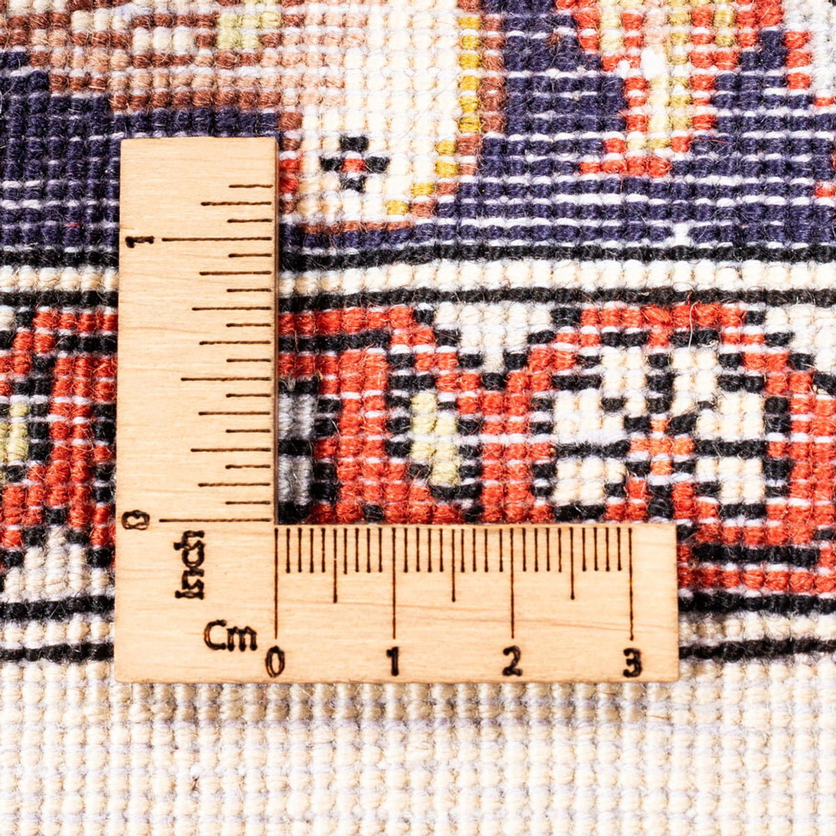 Persisk matta - Ghom - 258 x 166 cm - grädde