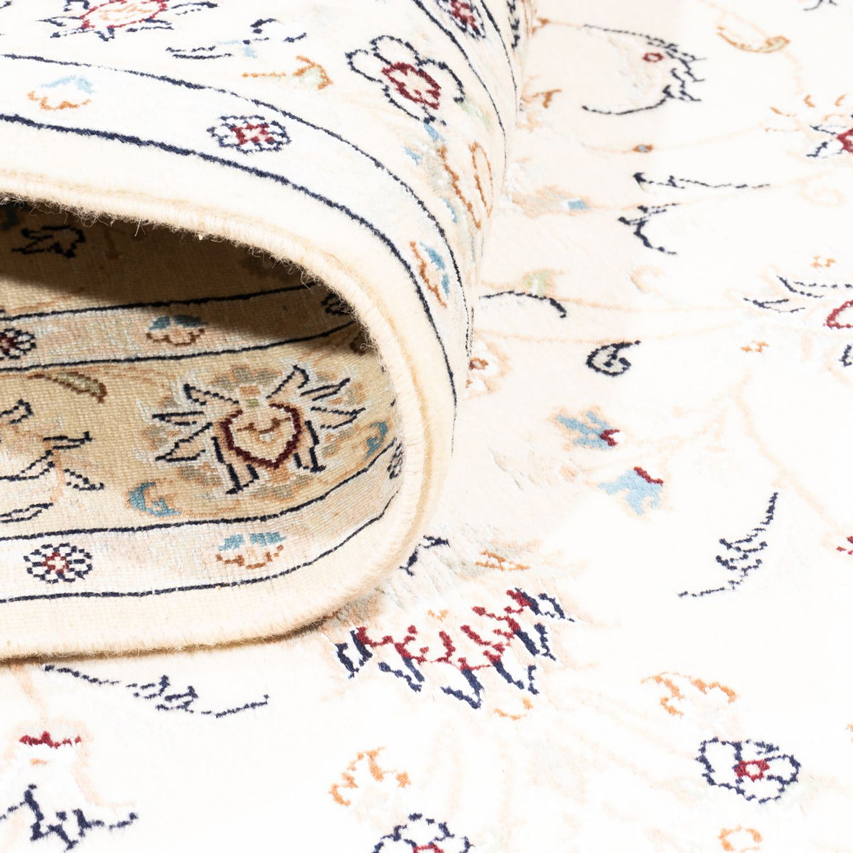 Persisk matta - Nain - Premium - 157 x 110 cm - grädde