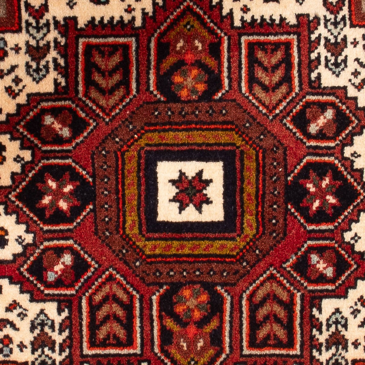 Persisk matta - Nomadic - 86 x 55 cm - grädde