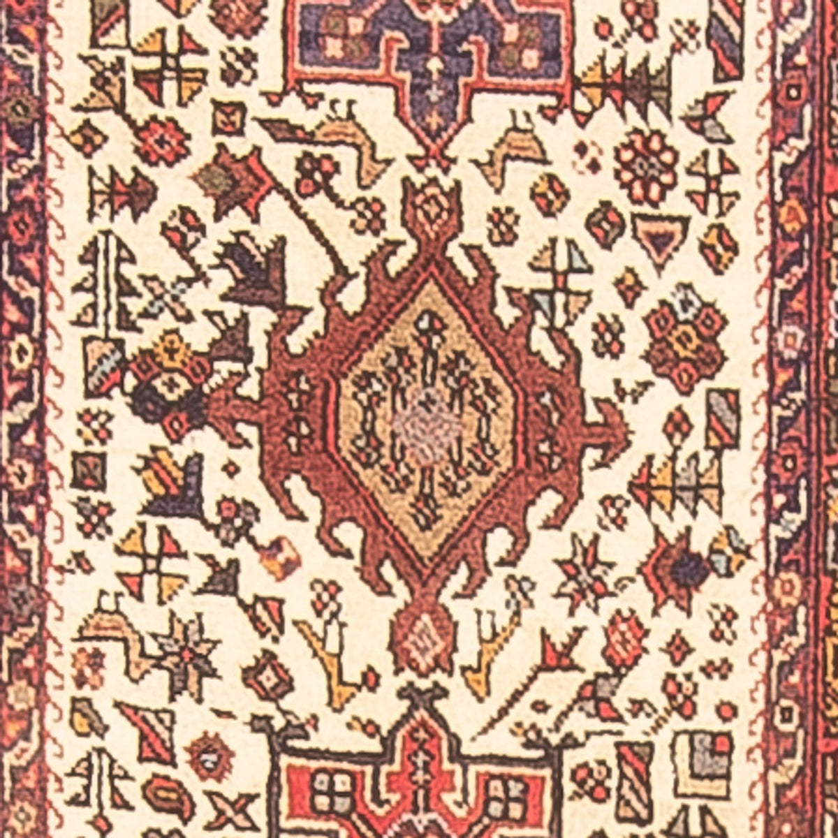 Runner Persisk matta - Nomadic - 388 x 77 cm - beige