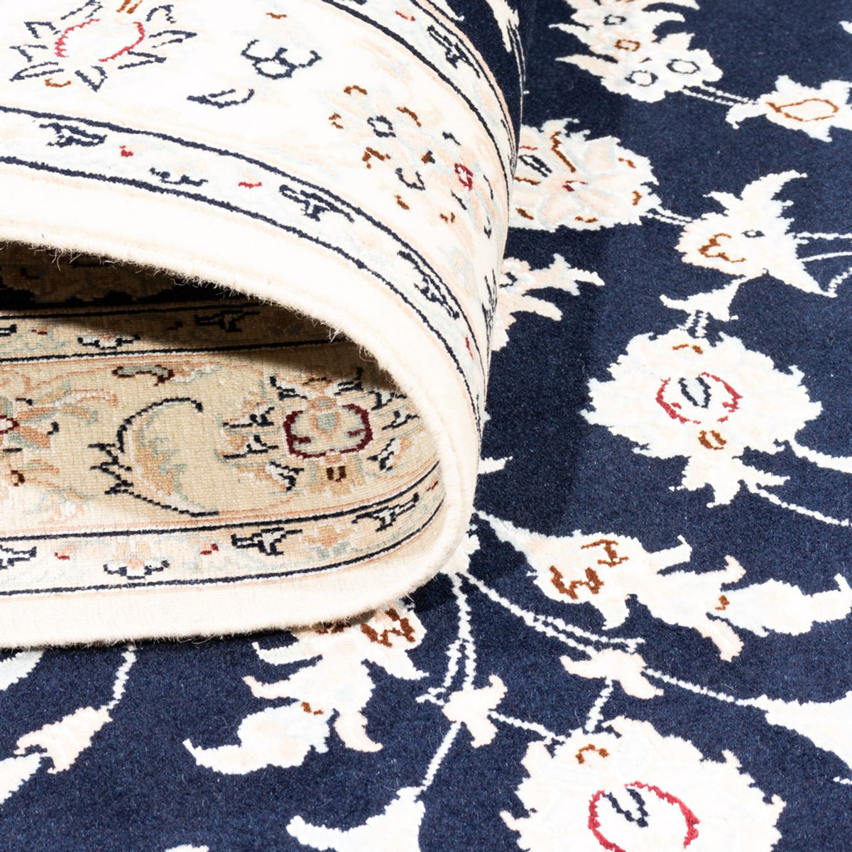 Persisk matta - Nain - Premium - 152 x 107 cm - mörkblå