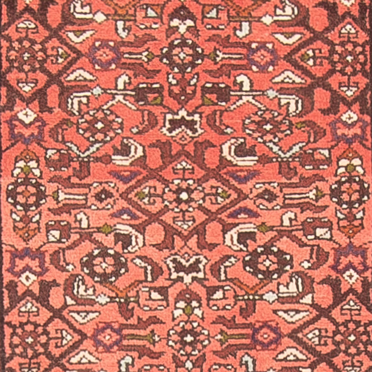 Runner Persisk matta - Nomadic - 377 x 83 cm - röd