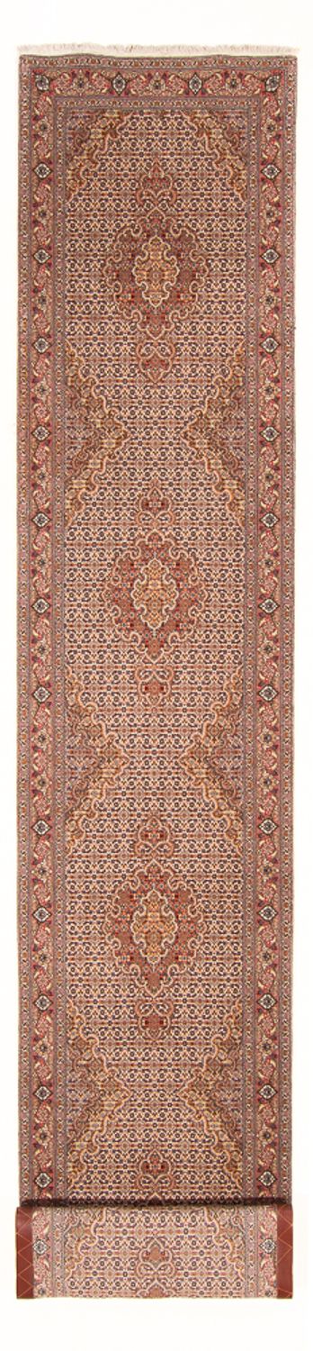 Runner Persisk matta - Tabriz - Royal - 407 x 78 cm - beige