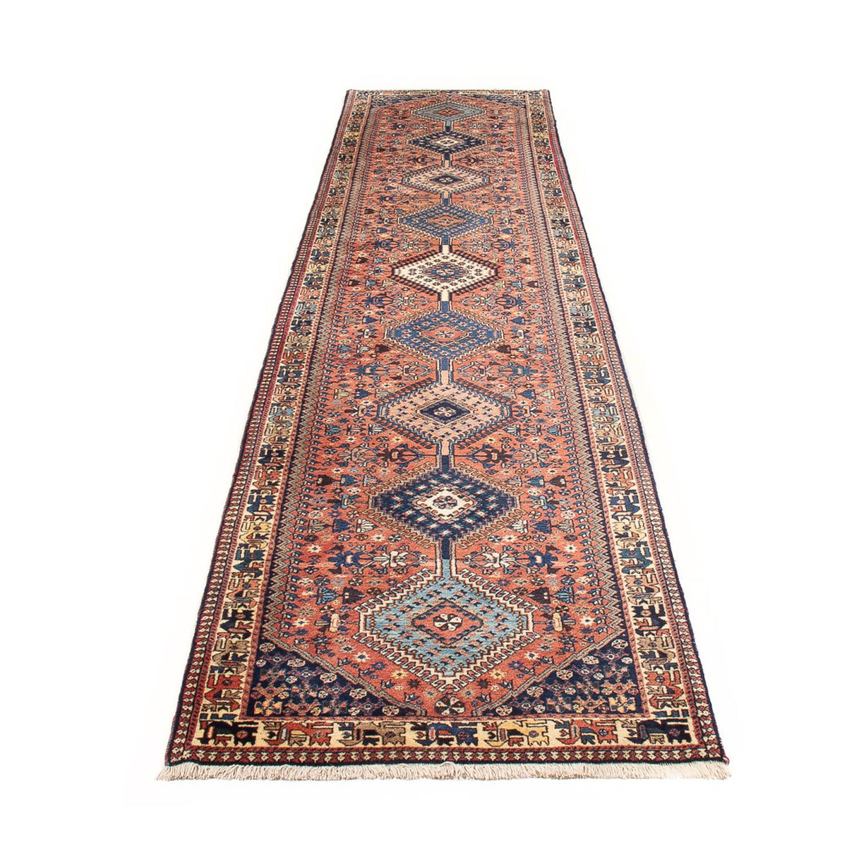 Runner Persisk matta - Nomadic - 383 x 80 cm - röd