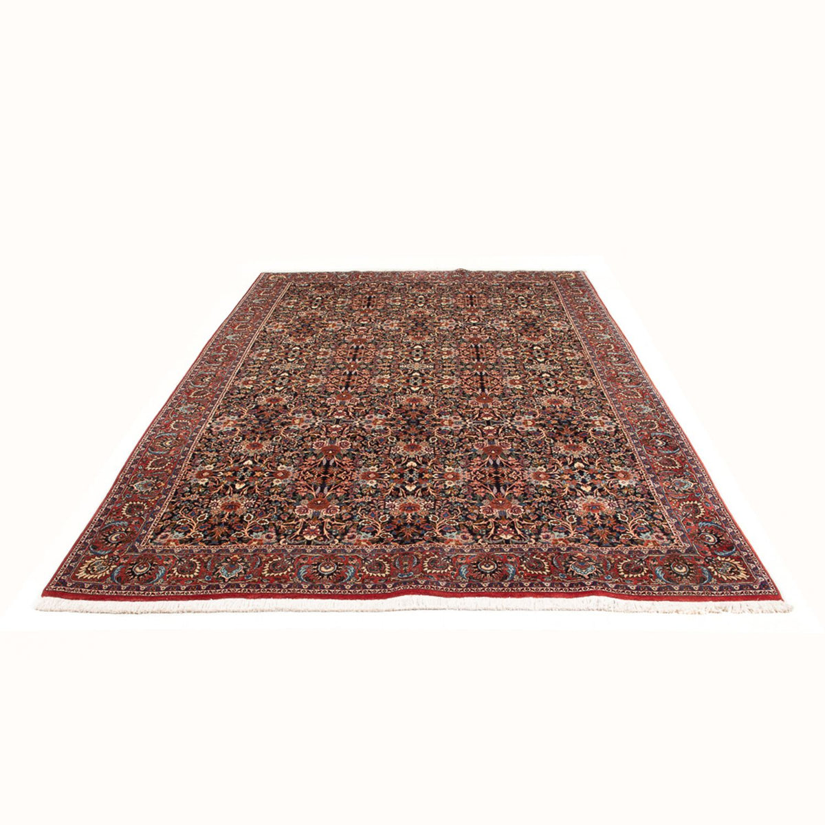 Persisk matta - Bijar - 305 x 200 cm - mörkblå