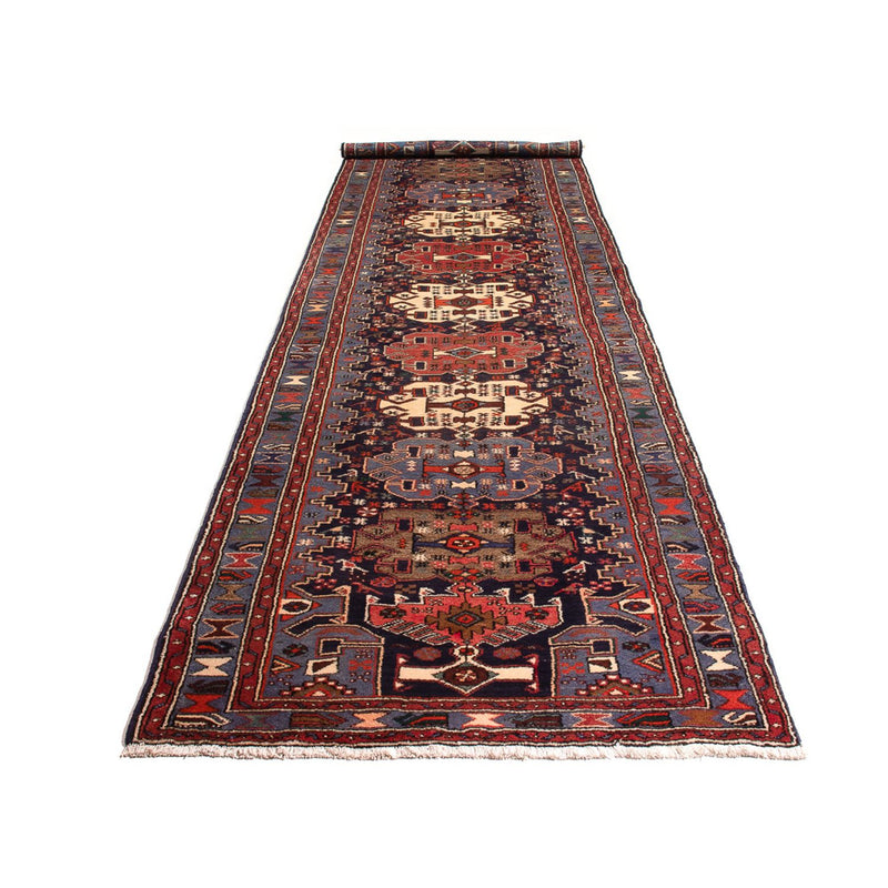 Runner Persisk matta - Nomadic - 390 x 103 cm - mörkblå