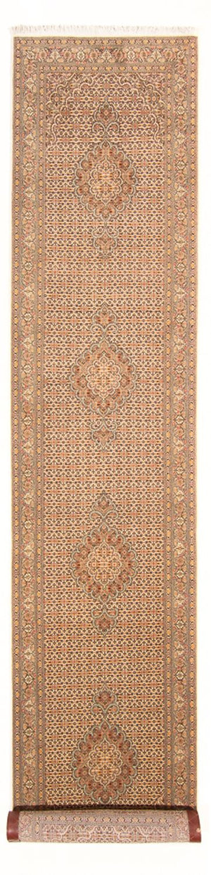 Runner Persisk matta - Tabriz - Royal - 393 x 80 cm - beige