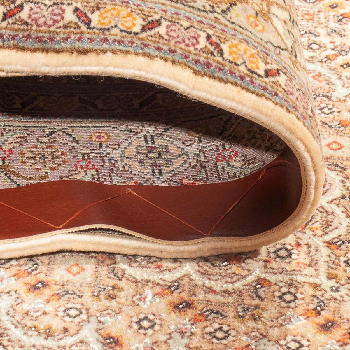 Runner Persisk matta - Tabriz - Royal - 393 x 80 cm - beige