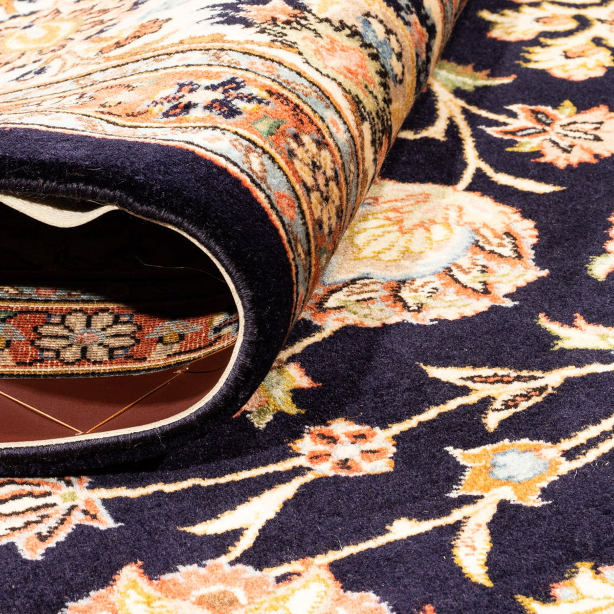 Persisk matta - Classic - 273 x 215 cm - mörkblå