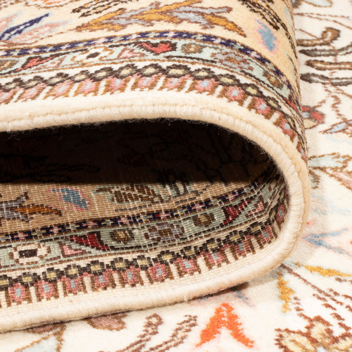 Persisk matta - Tabriz - 298 x 204 cm - grädde