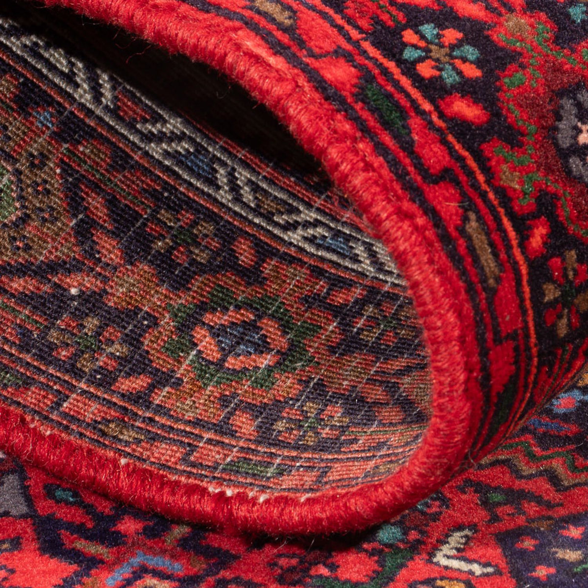 Persisk matta - Nomadic - 132 x 70 cm - röd