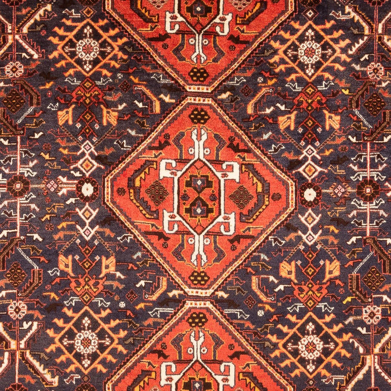 Persisk matta - Nomadic - 305 x 188 cm - mörkröd