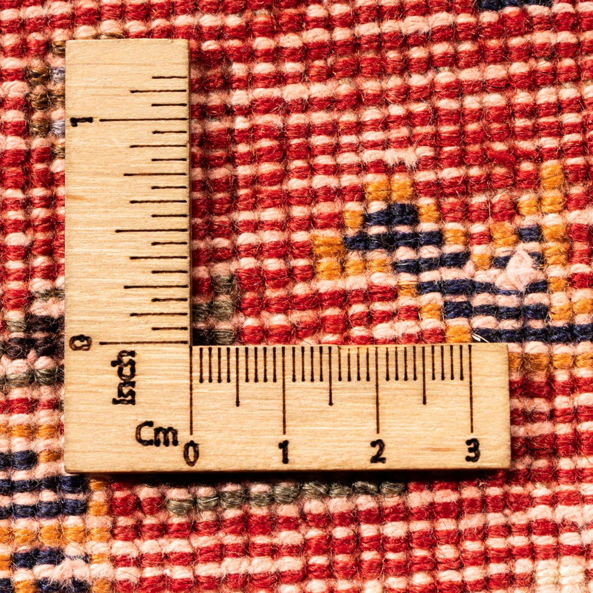 Persisk matta - Nomadic - 305 x 188 cm - mörkröd