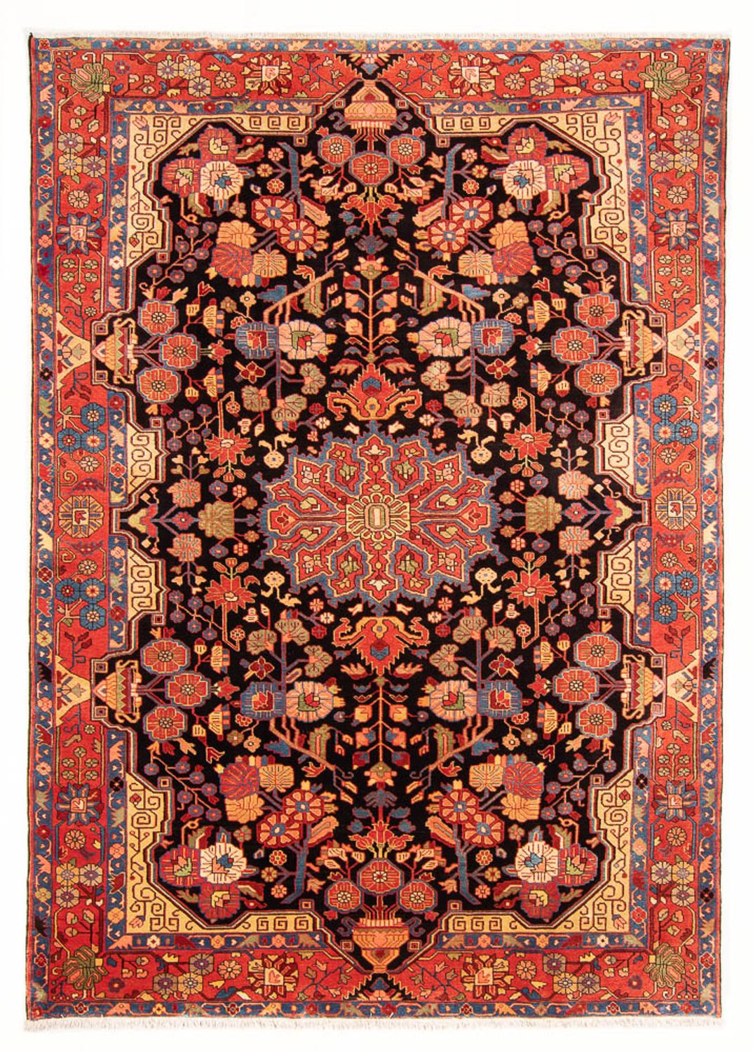 Persisk matta - Nomadic - 278 x 195 cm - mörkblå