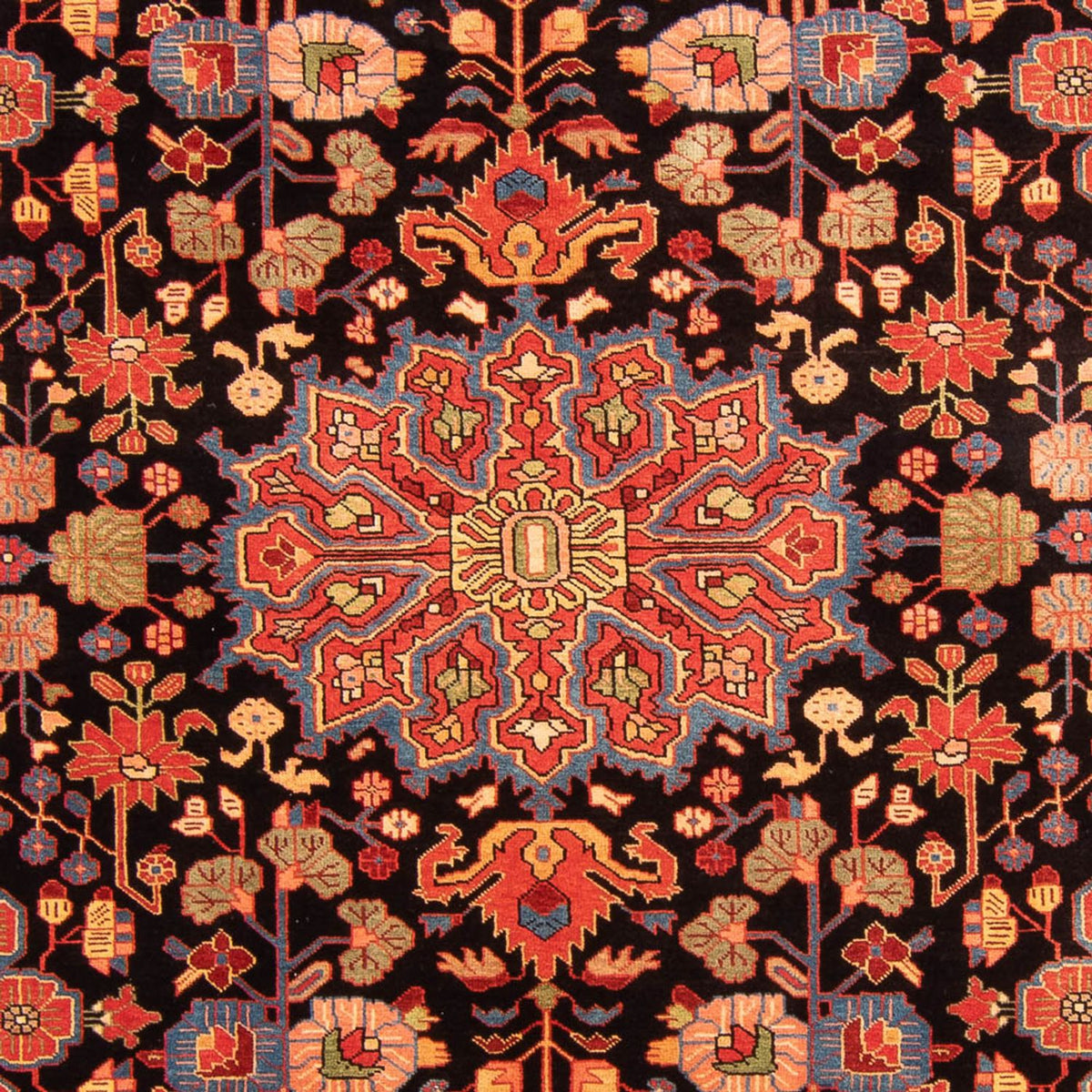 Persisk matta - Nomadic - 278 x 195 cm - mörkblå