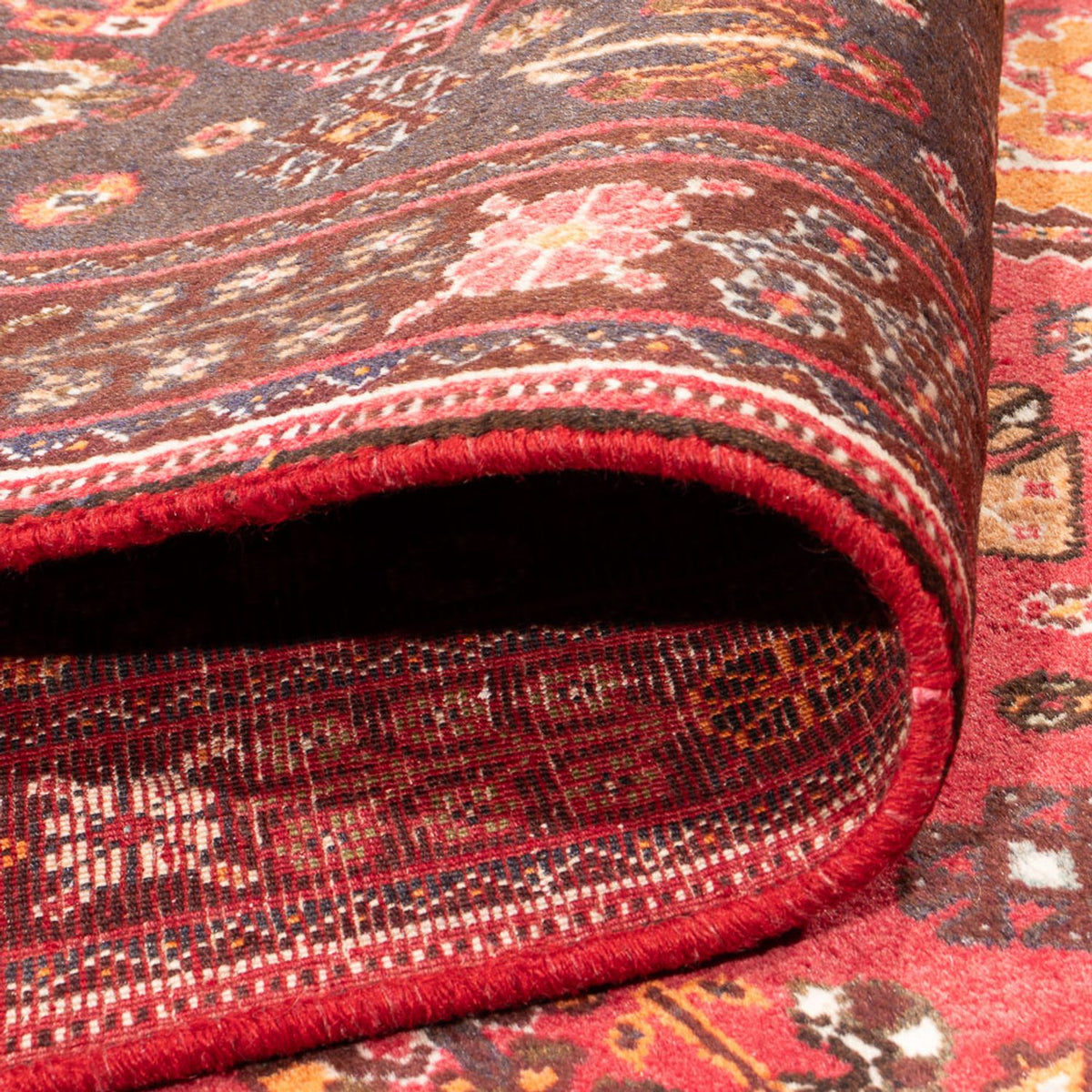 Persisk matta - Nomadic - 283 x 178 cm - röd