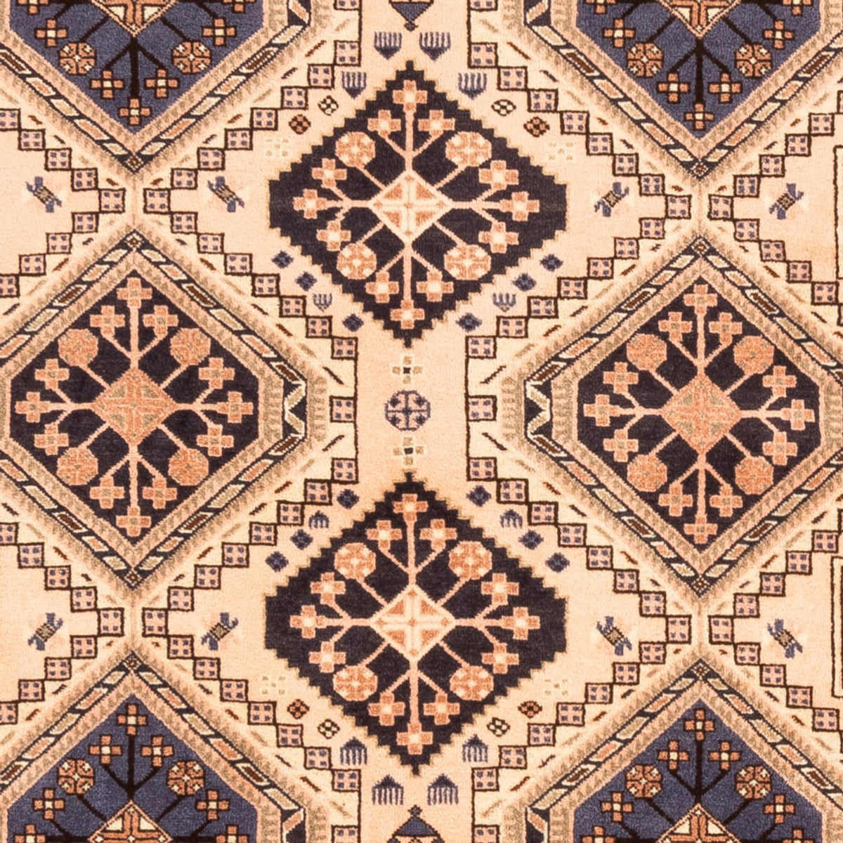 Persisk matta - Nomadic - 251 x 194 cm - ljusbeige