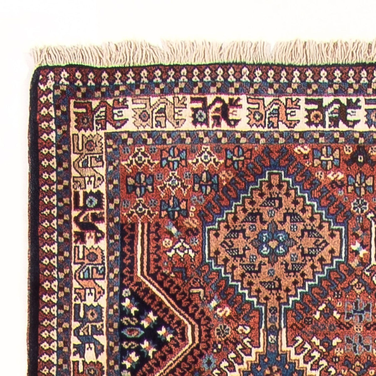 Runner Persisk matta - Nomadic - 387 x 83 cm - röd