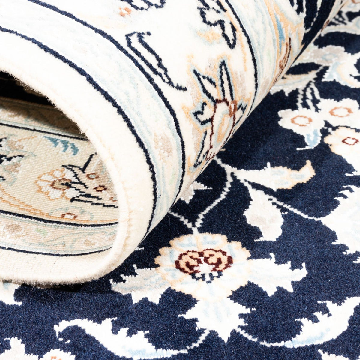 Persisk matta - Nain - Premium - 154 x 104 cm - mörkblå