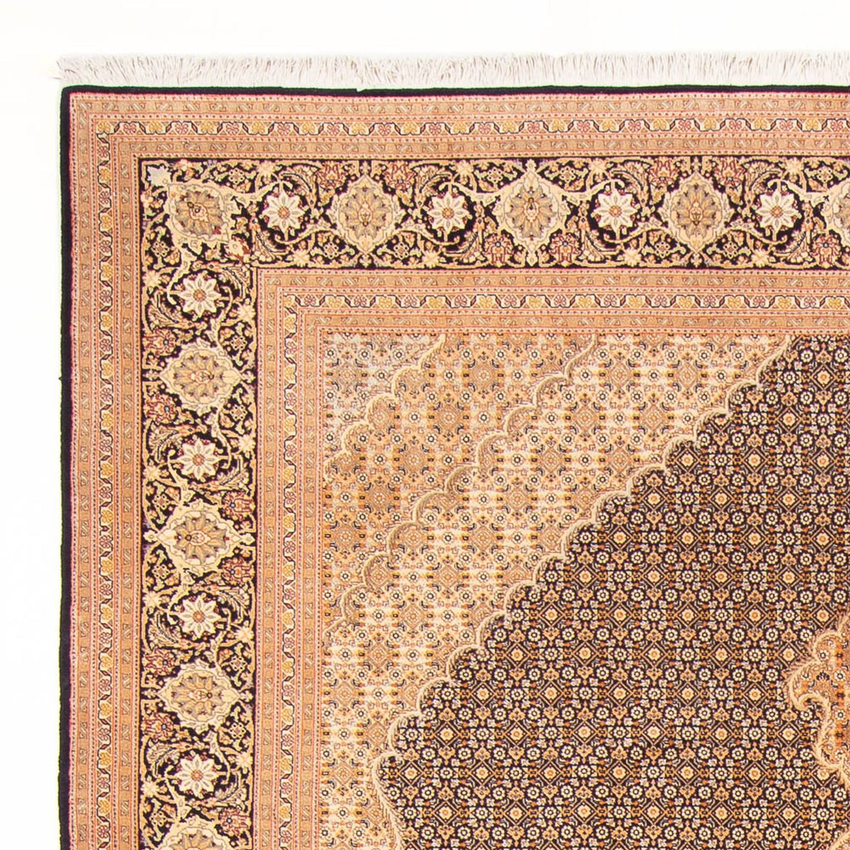 Persisk matta - Tabriz - Royal - 300 x 202 cm - mörkblå