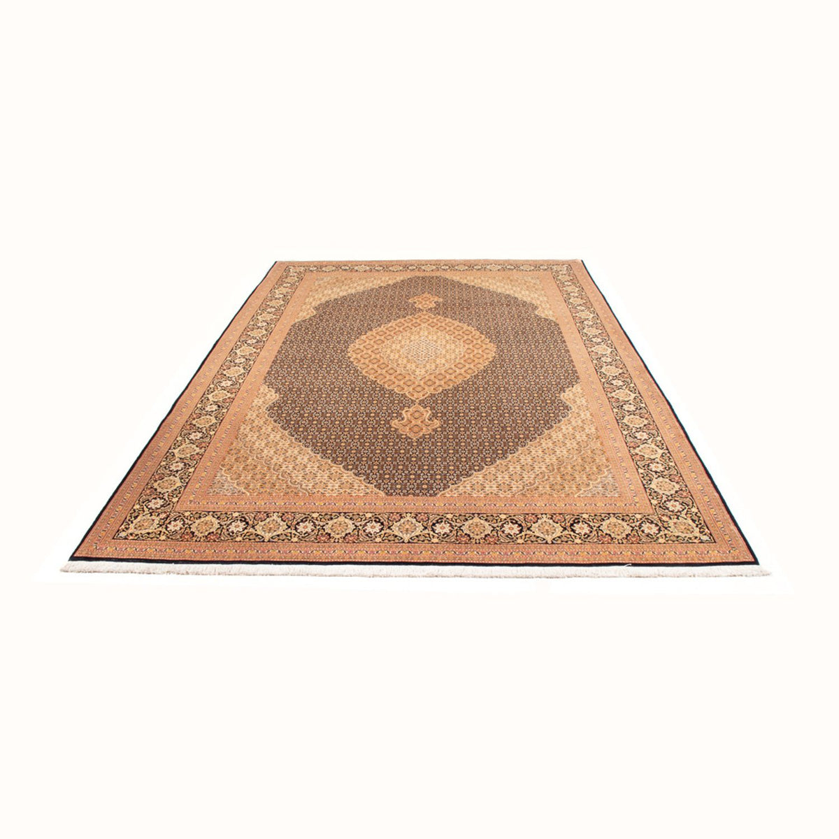 Persisk matta - Tabriz - Royal - 300 x 202 cm - mörkblå