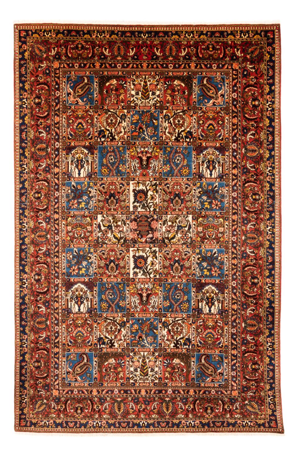 Persisk matta - Nomadic - 303 x 202 cm - bordeaux röd