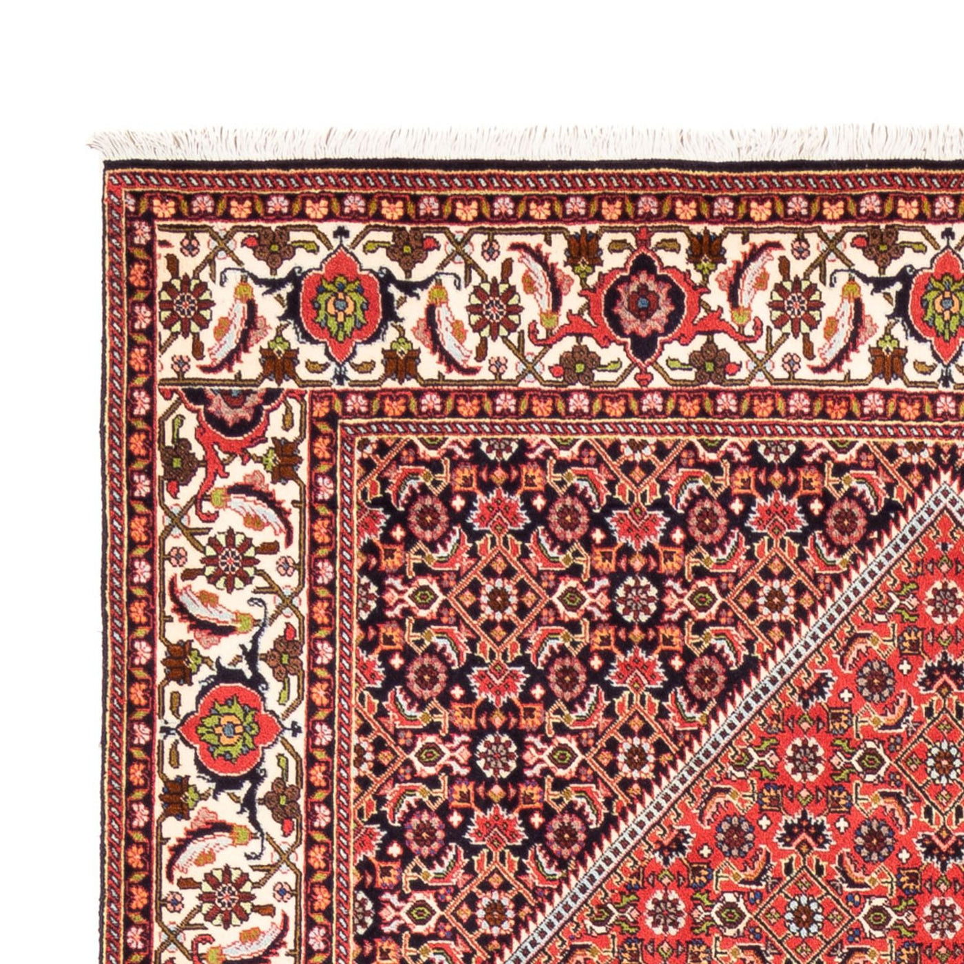 Persisk matta - Bijar - Royal - 247 x 168 cm - röd