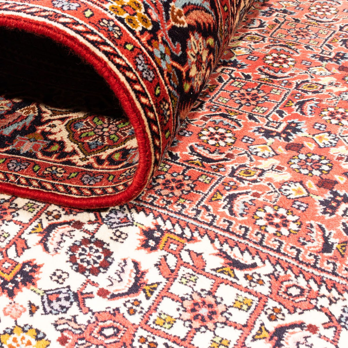 Persisk matta - Bijar - Royal - 246 x 171 cm - röd