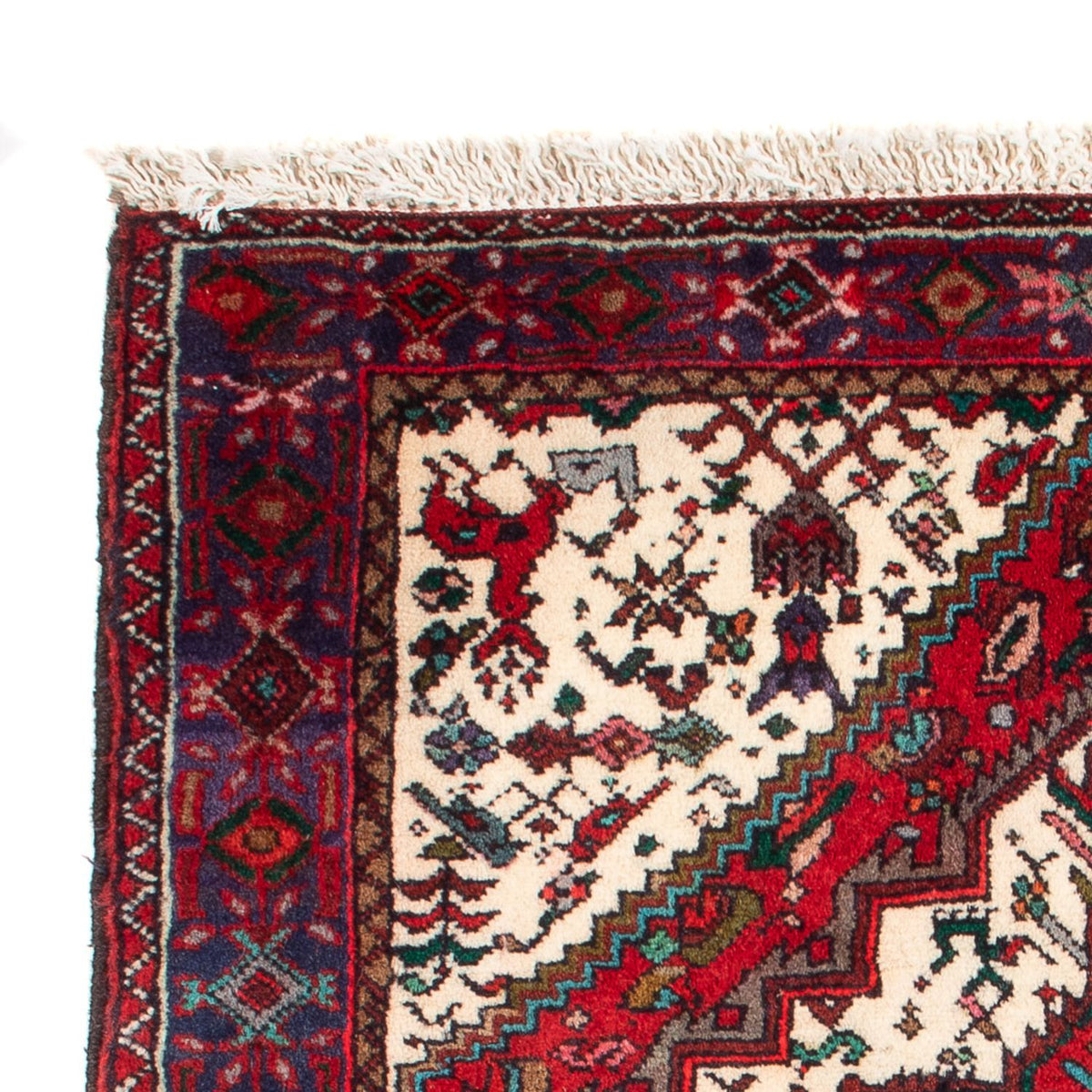 Persisk matta - Nomadic - 95 x 58 cm - grädde